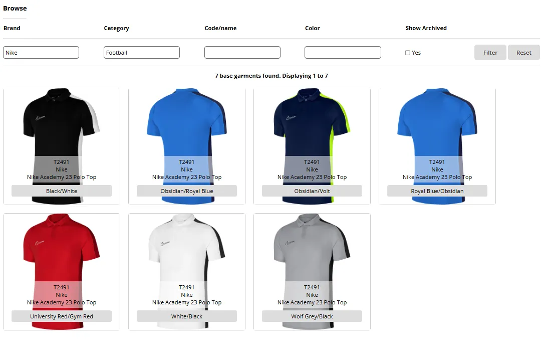 Base Garments